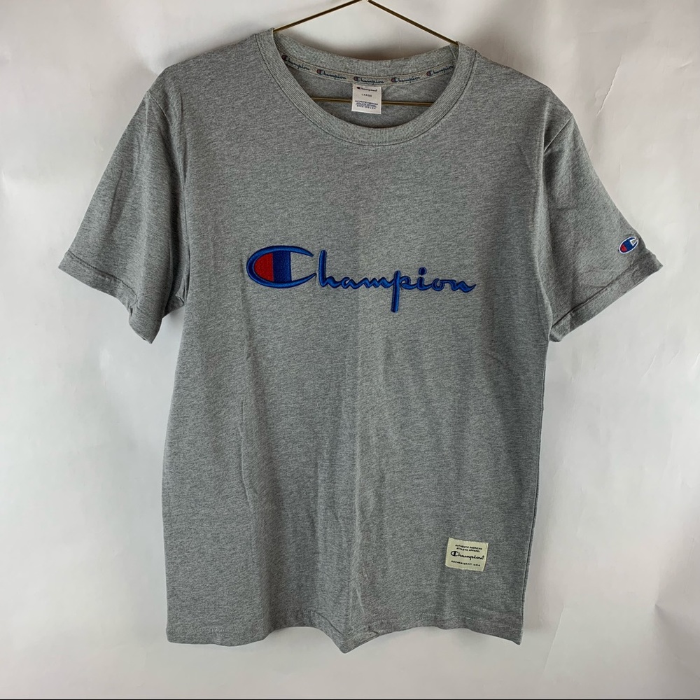Champion Men’s Size L Gray Tee